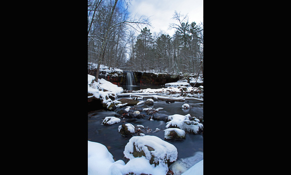 Wolf Creek Falls in Winter