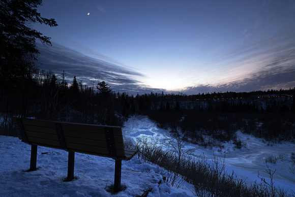 Winter Twilight Overlook