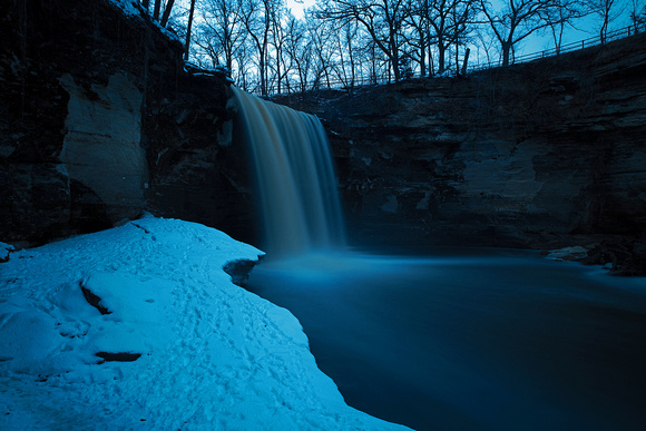 Spring Twilight at Minneopa State Park